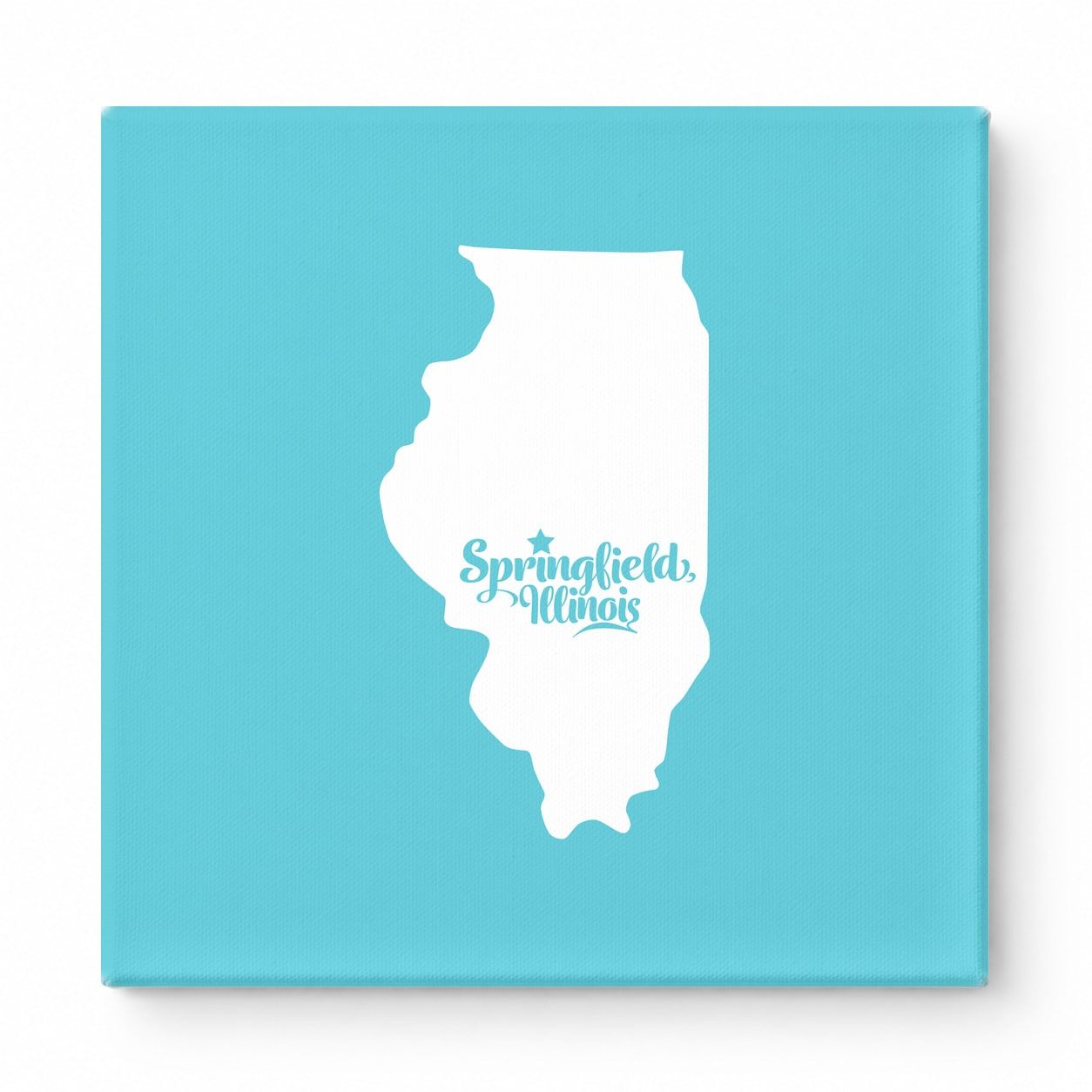 Home Sweet Springfield — Illinois State Silhouette