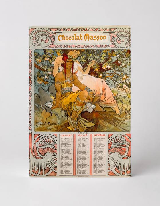 Chocolat Masson 1897 - Art Nouveau Vintage Poster Canvas Wall Art