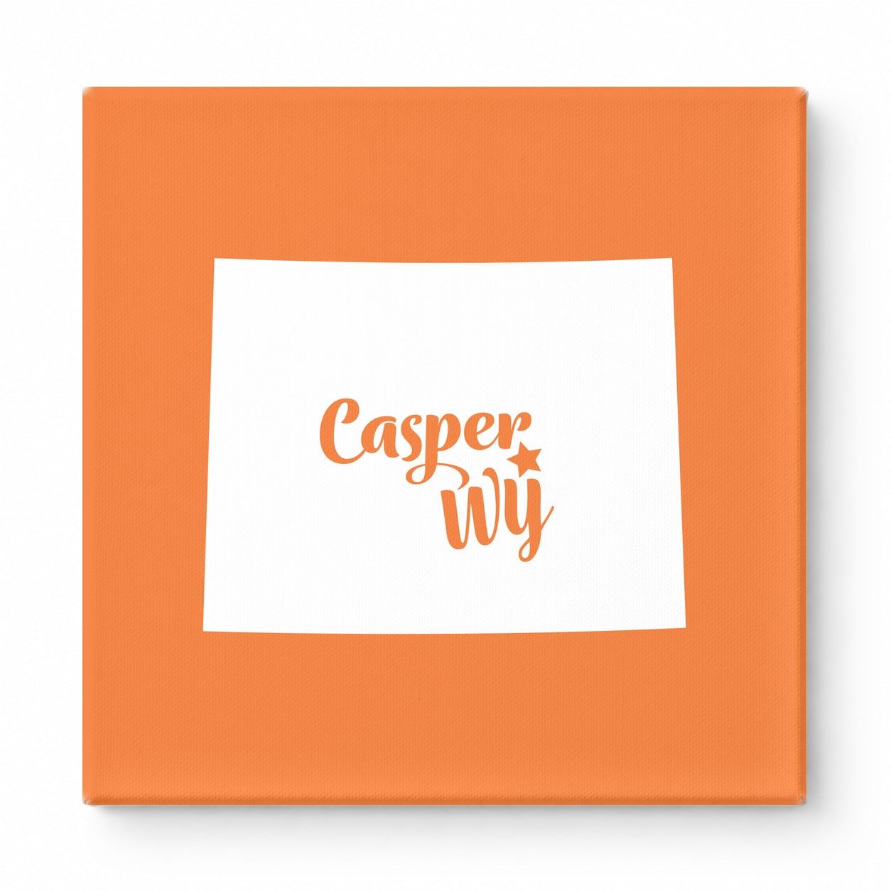 Home Sweet Casper — Wyoming State Silhouette