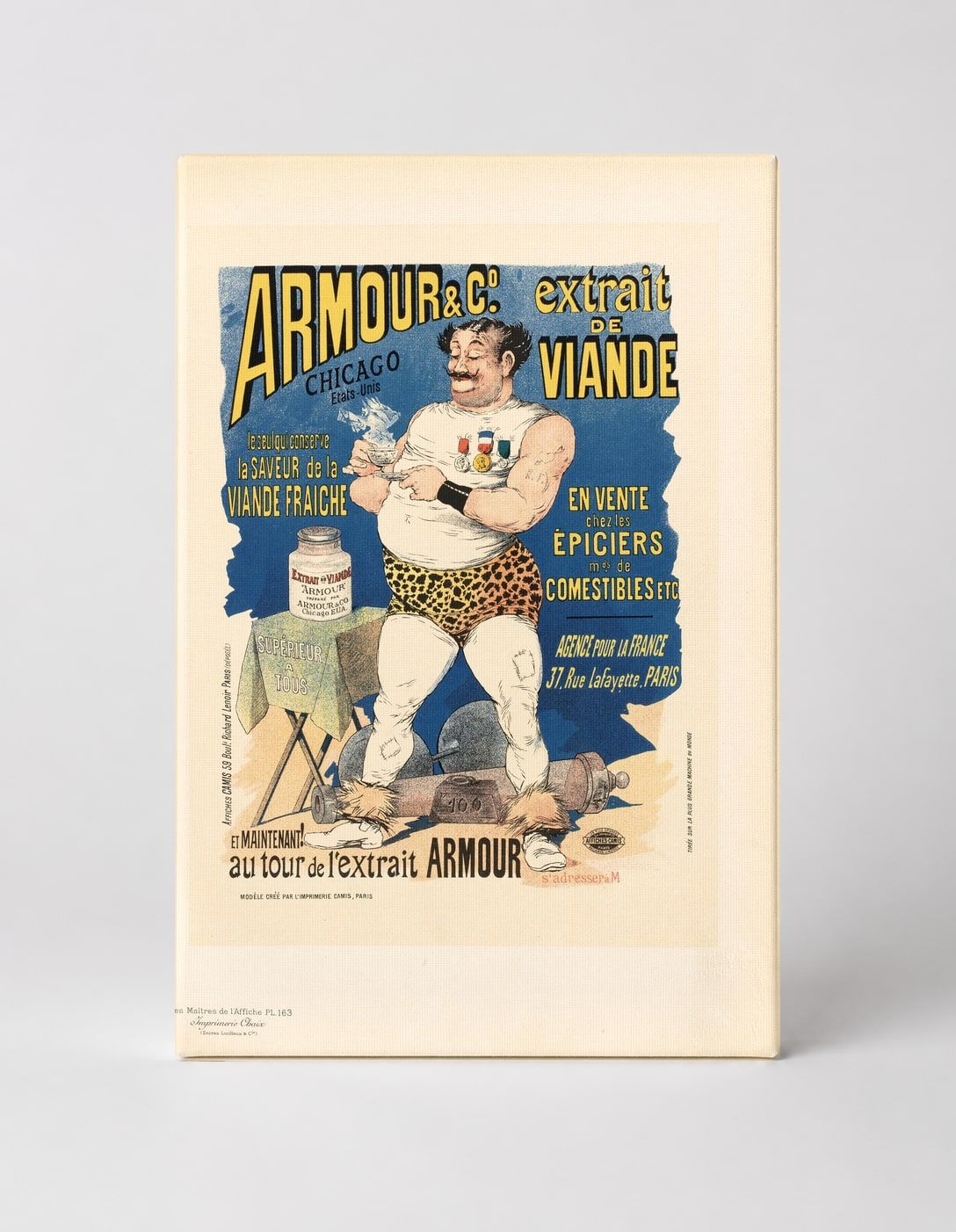 Armour & Co Extrait de Viande 1890s - Belle Époque Vintage Poster Wall Art