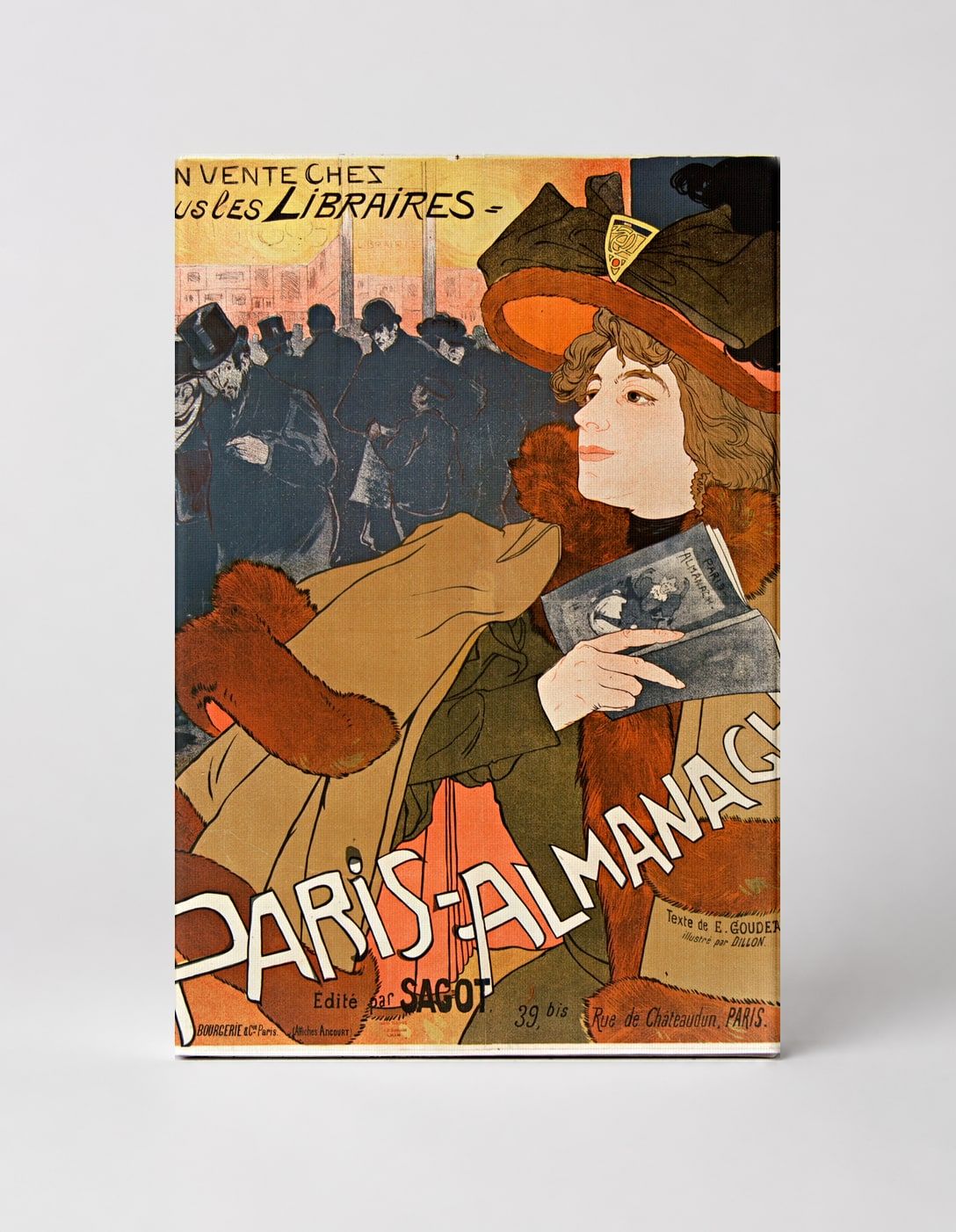 Paris-Almanach 1896 - Belle Époque Vintage French Poster Wall Art
