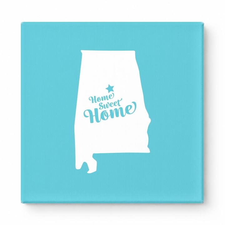 Home Sweet Montgomery — Alabama State Silhouette