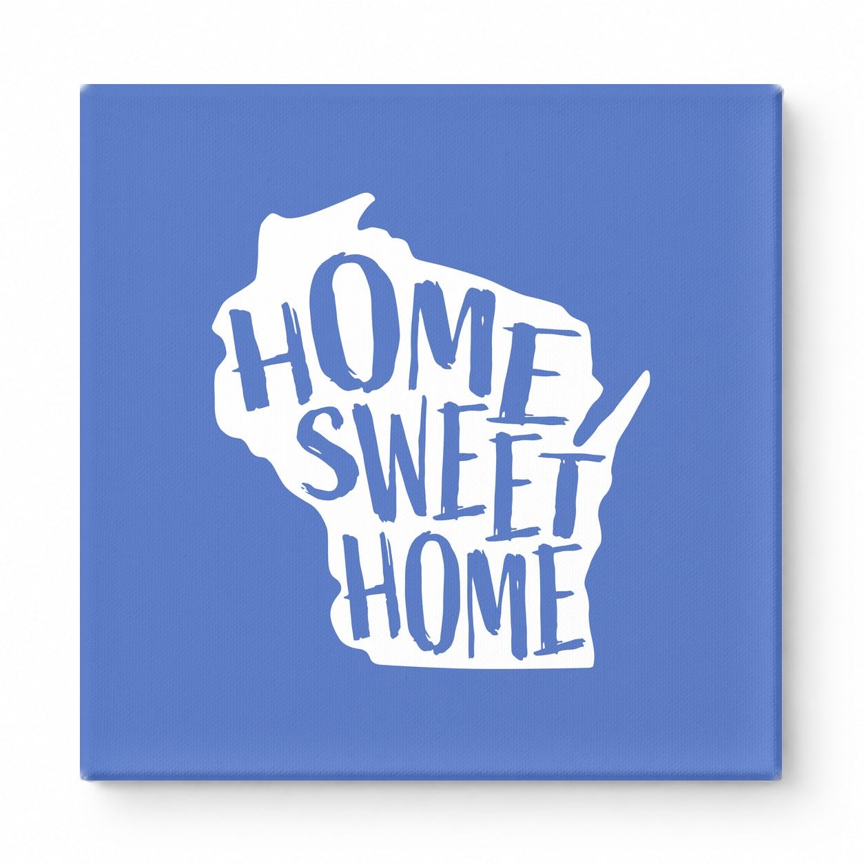 HOME SWEET HOME — Wisconsin State Silhouette