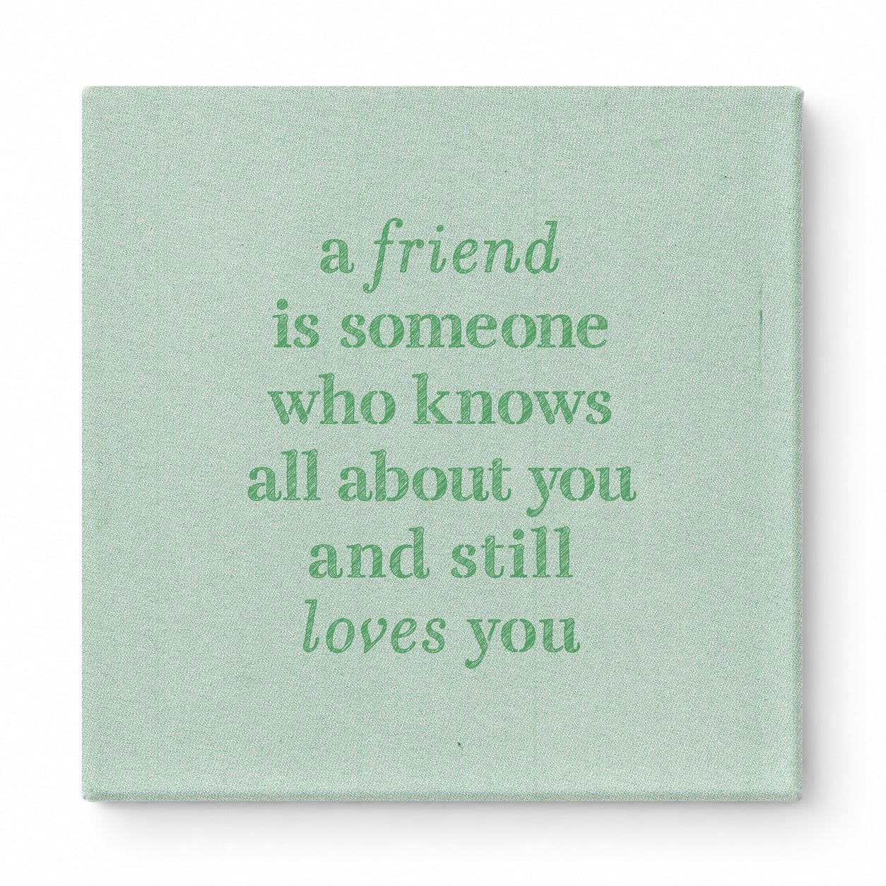 A Friend Is Someone Who Knows All About You and Still Loves You — Geometric Low-Poly