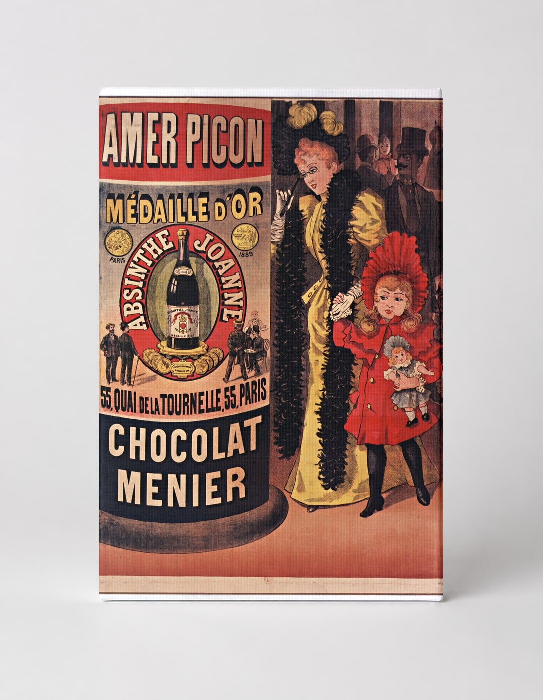 Amer Picon Absinthe Joanne 1890s Belle Époque Vintage Poster Wall Art