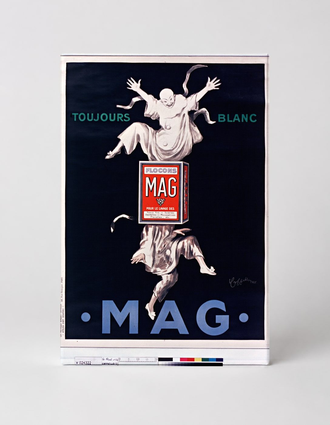 Toujours Blanc MAG Flocons 1920s - French Advertising Vintage Poster Wall Art