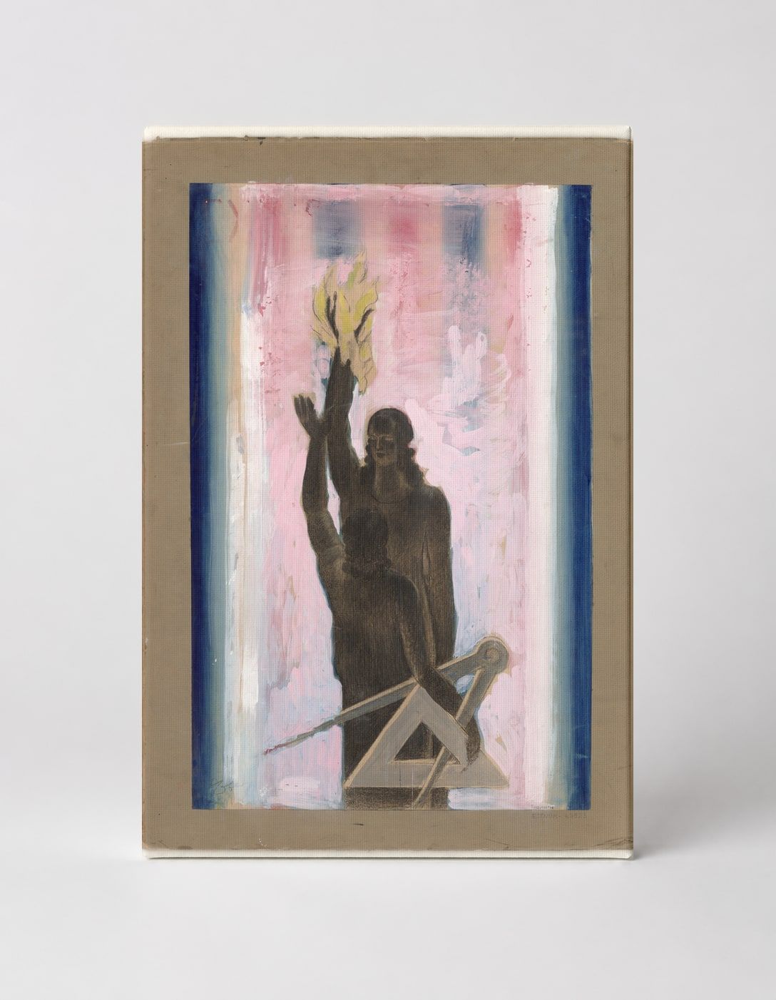 Liberty Figure with Torch 1930s - American Modernist Vintage Poster Wall Art