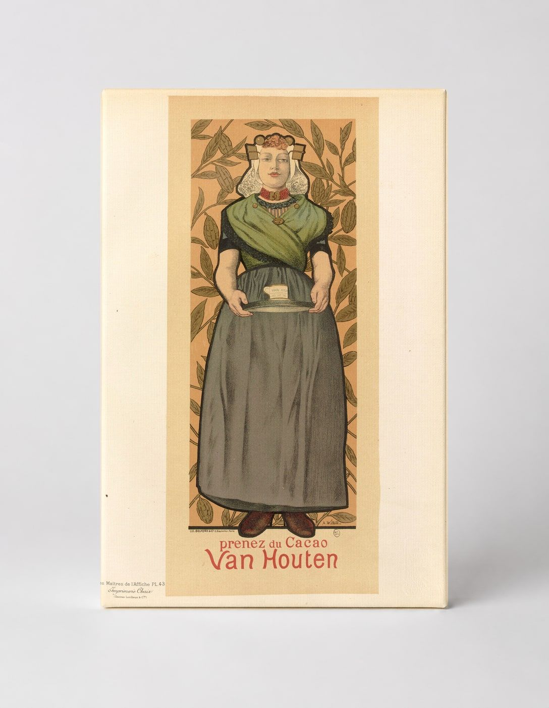 Prenez du Cacao Van Houten 1890s - Belle Époque Vintage Poster Wall Art