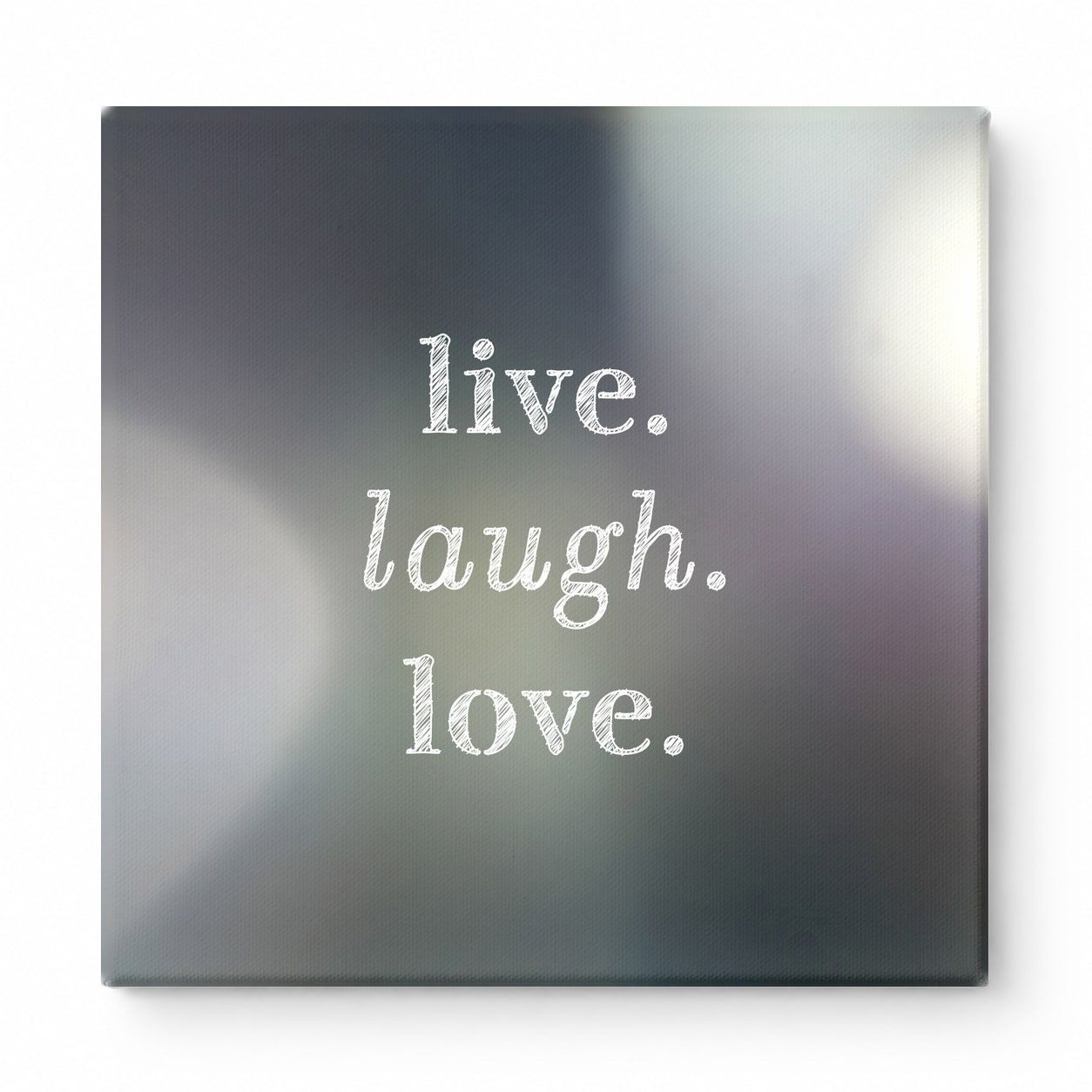 Live. Laugh. Love — Soft Watercolor Wash