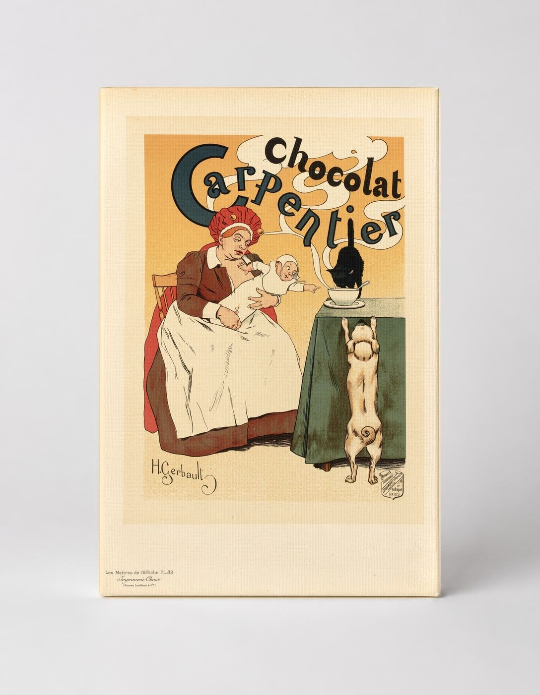 Chocolat Carpentier 1890s Belle Époque Vintage Advertising Poster Wall Art