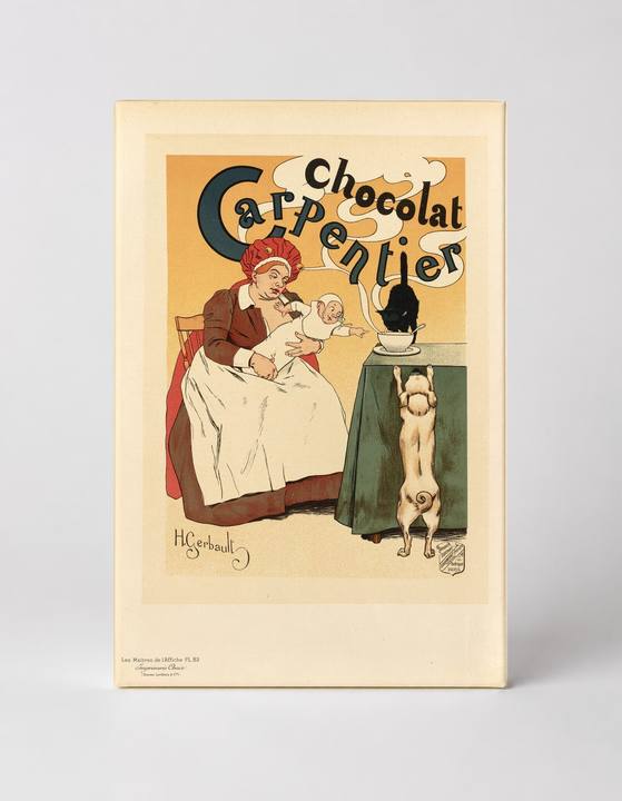 Chocolat Carpentier 1890s Belle Époque Vintage Advertising Poster Wall Art