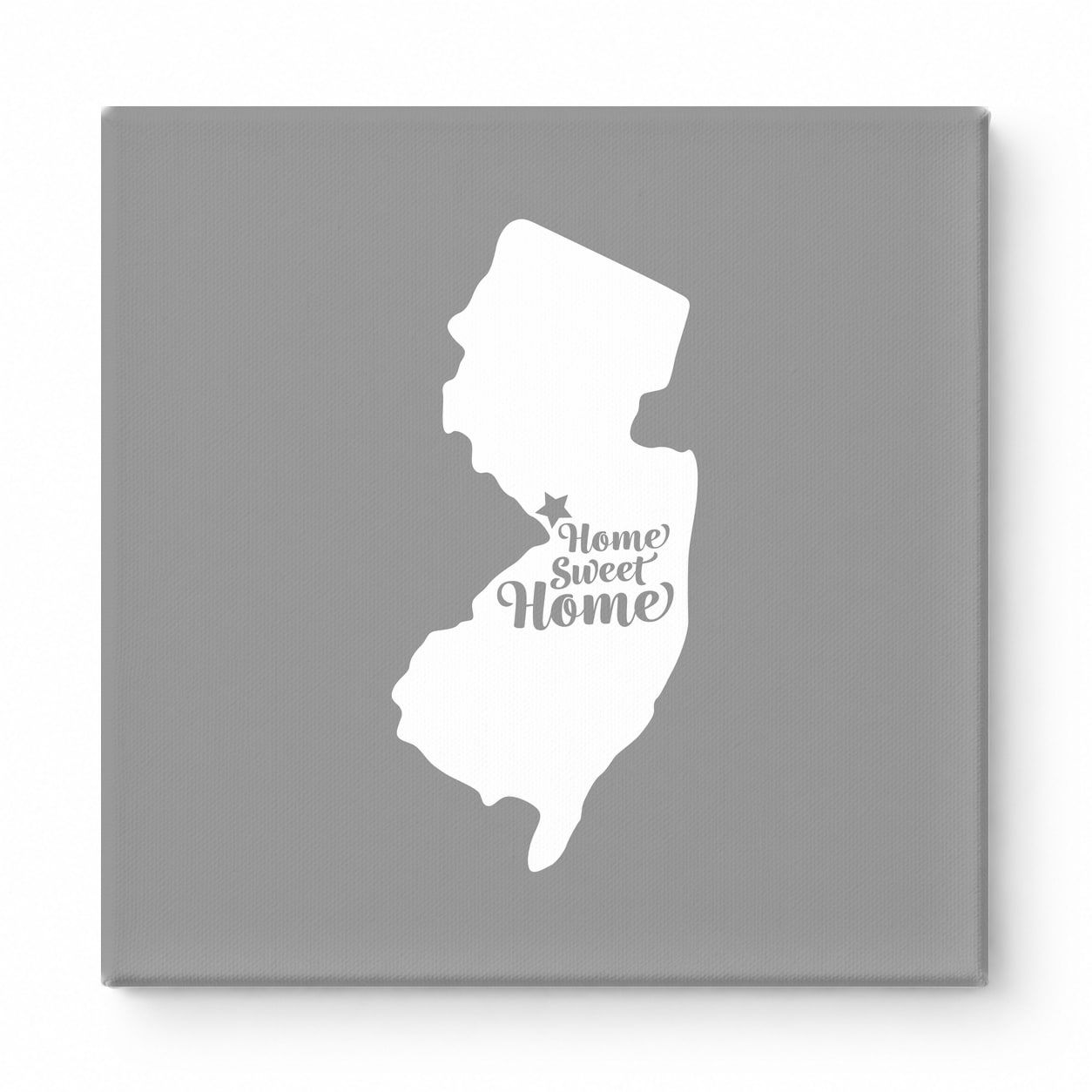 Home Sweet Trenton — New Jersey State Silhouette