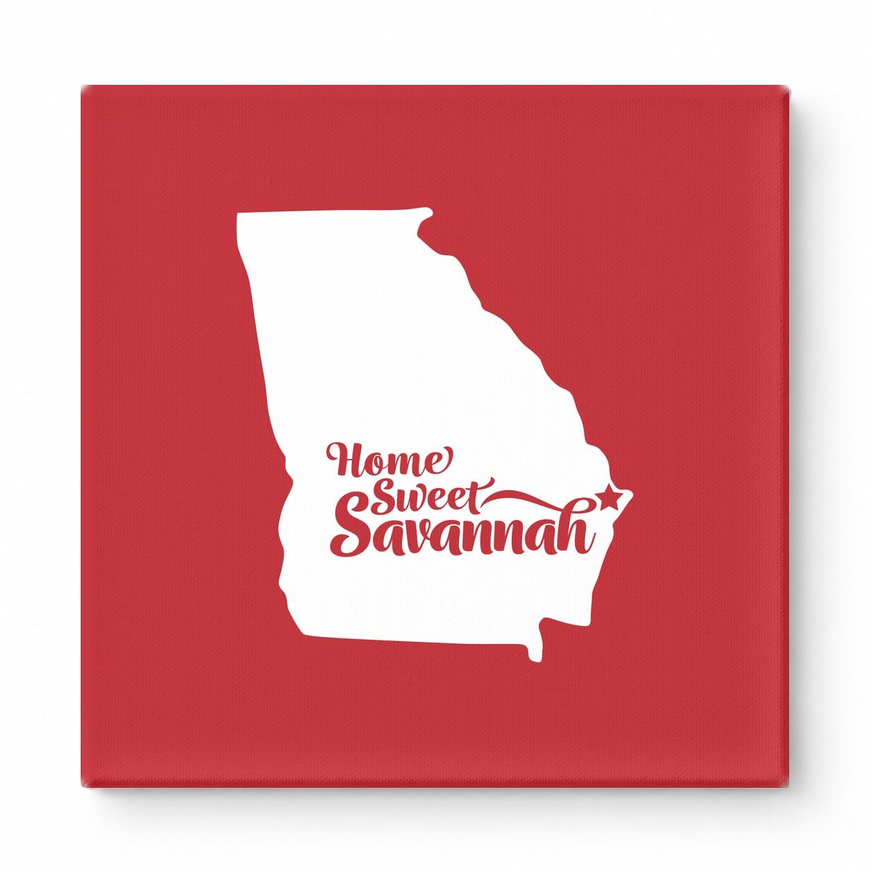 Home Sweet Savannah — Georgia State Silhouette