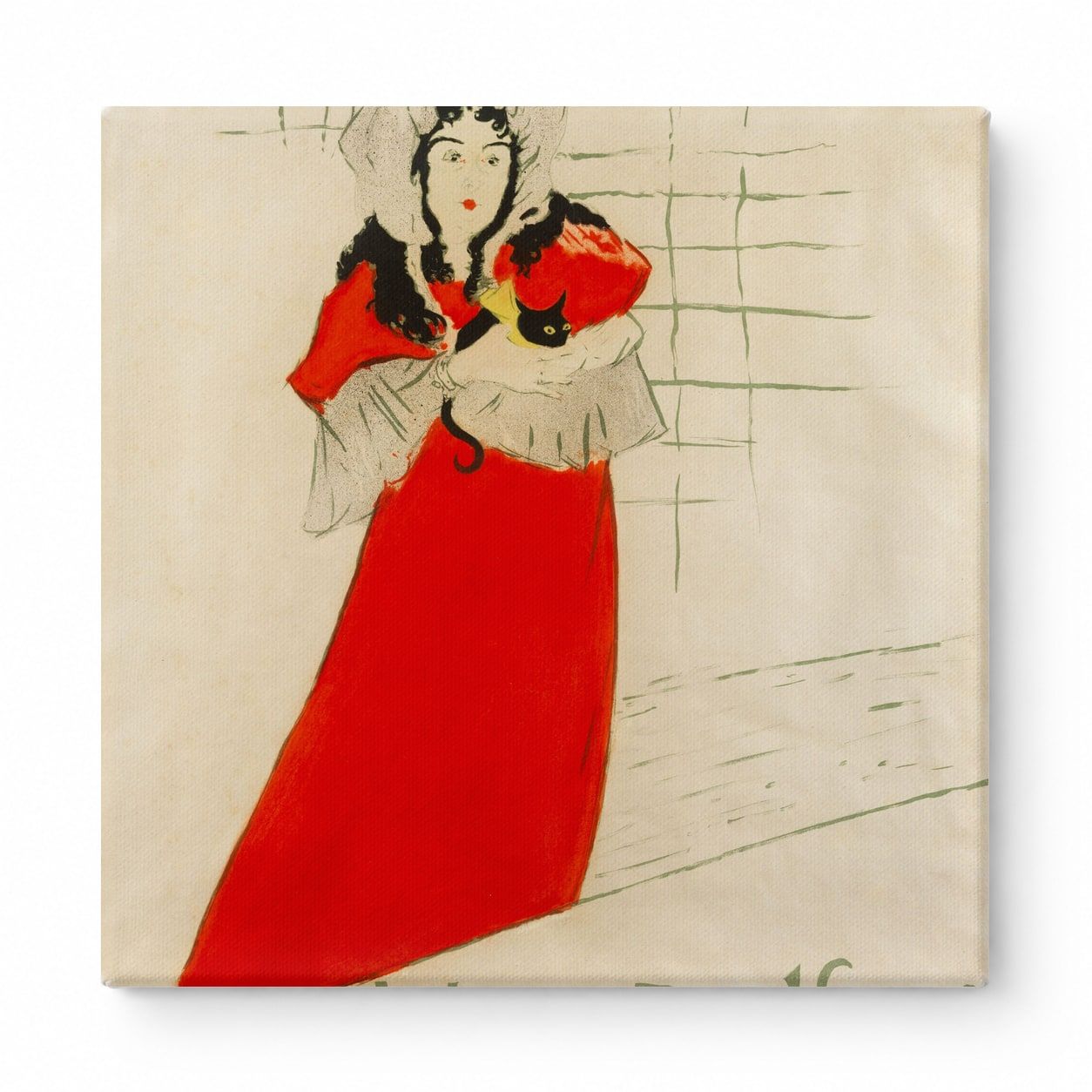 May Belfort 1895 - Belle Époque Vintage Poster Canvas Wall Art