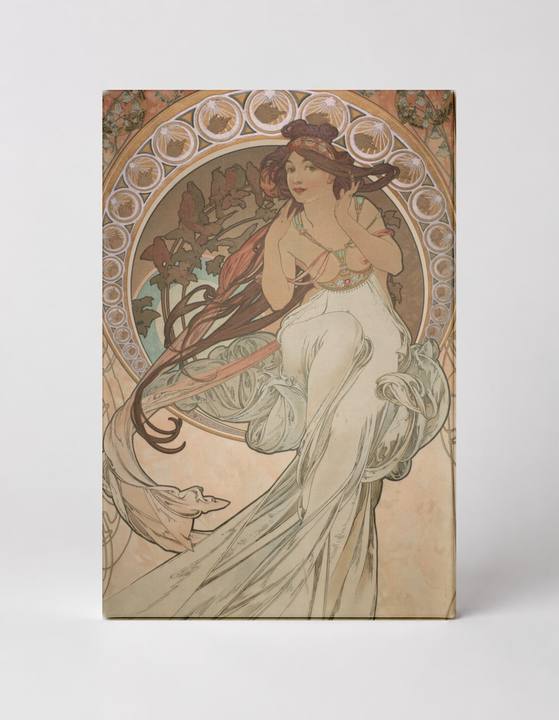 La Musique 1898 - Art Nouveau Alphonse Mucha Vintage Poster Wall Art
