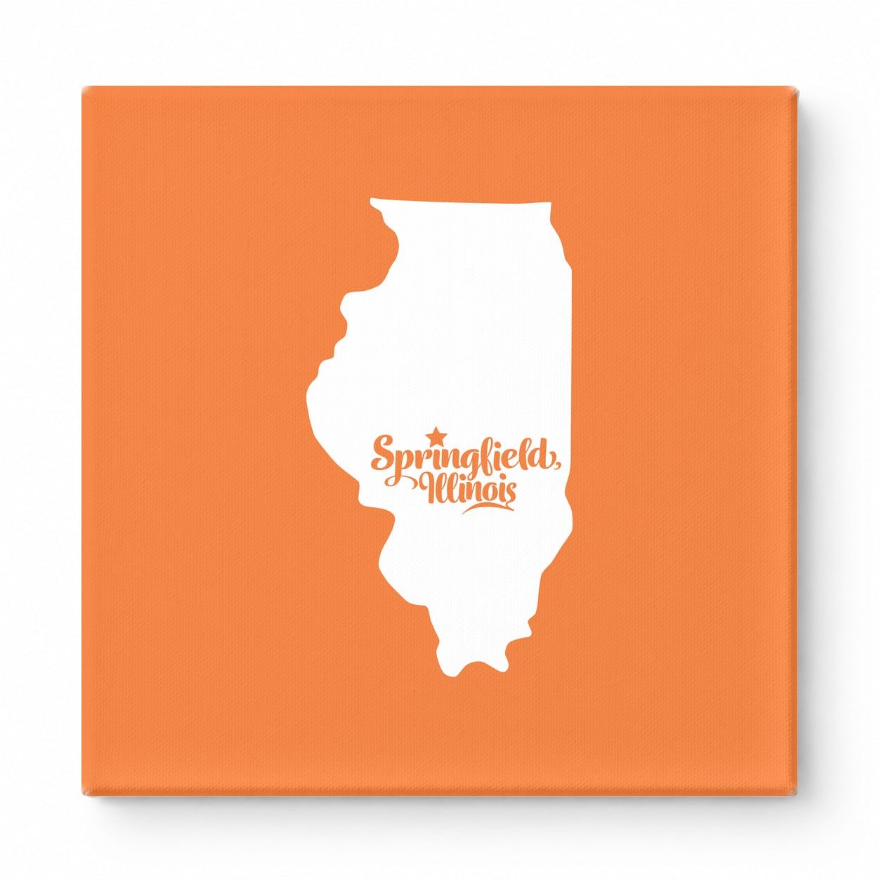 Home Sweet Springfield — Illinois State Silhouette
