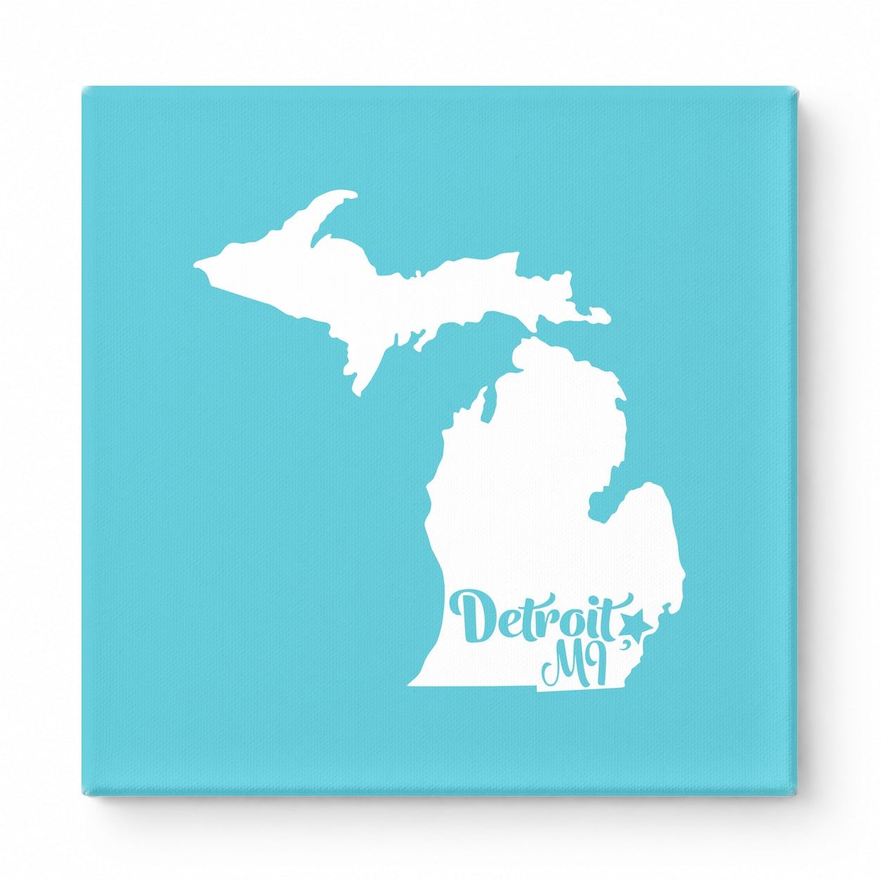 Home Sweet Detroit — Michigan State Silhouette