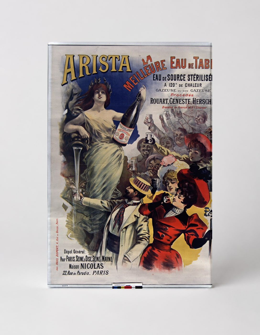 Arista La Meilleure Eau de Table 1890s - Belle Époque Vintage Poster Wall Art