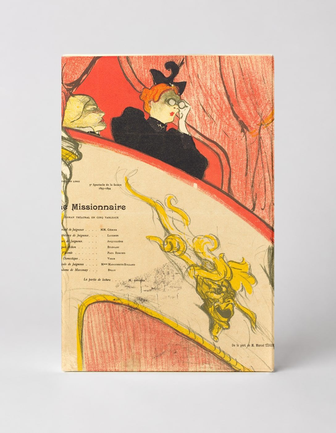 Le Missionnaire 1893 - Belle Époque Theatre Vintage Poster Wall Art
