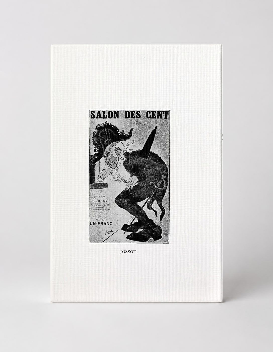 Salon des Cent Jossot - Belle Époque Vintage Exhibition Poster Wall Art