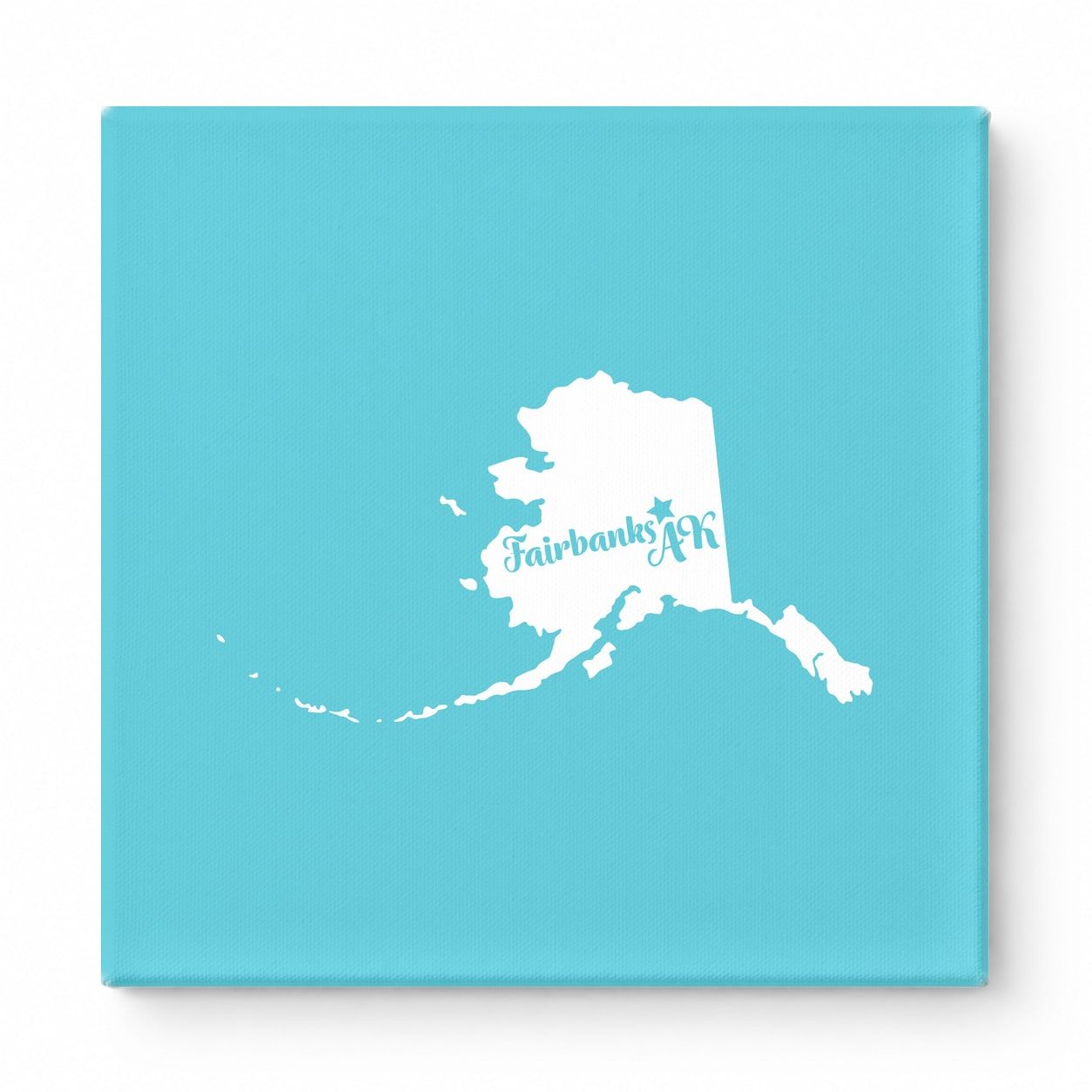 Home Sweet Fairbanks — Alaska State Silhouette