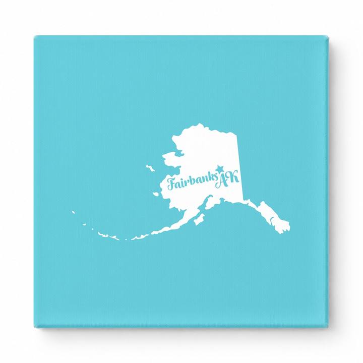 Home Sweet Fairbanks — Alaska State Silhouette