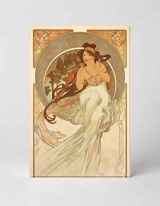 La Musique 1898 - Art Nouveau Vintage Poster Canvas Wall Art