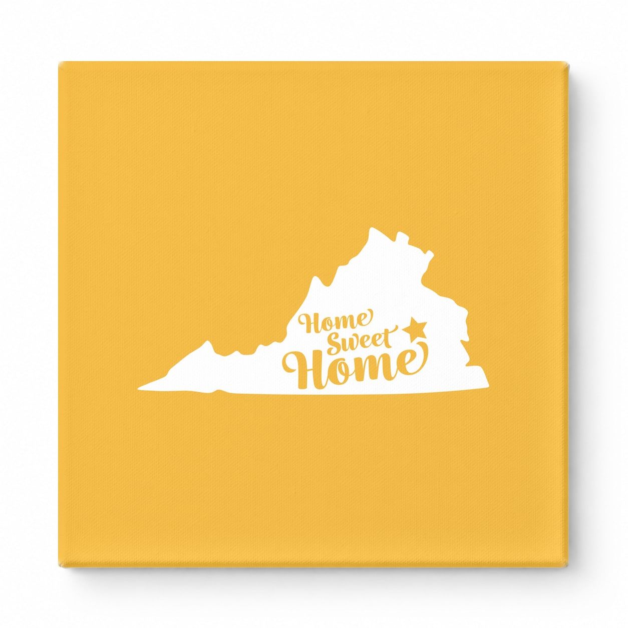 Home Sweet Home Virginia — Virginia State Silhouette