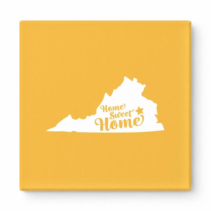 Home Sweet Home Virginia — Virginia State Silhouette