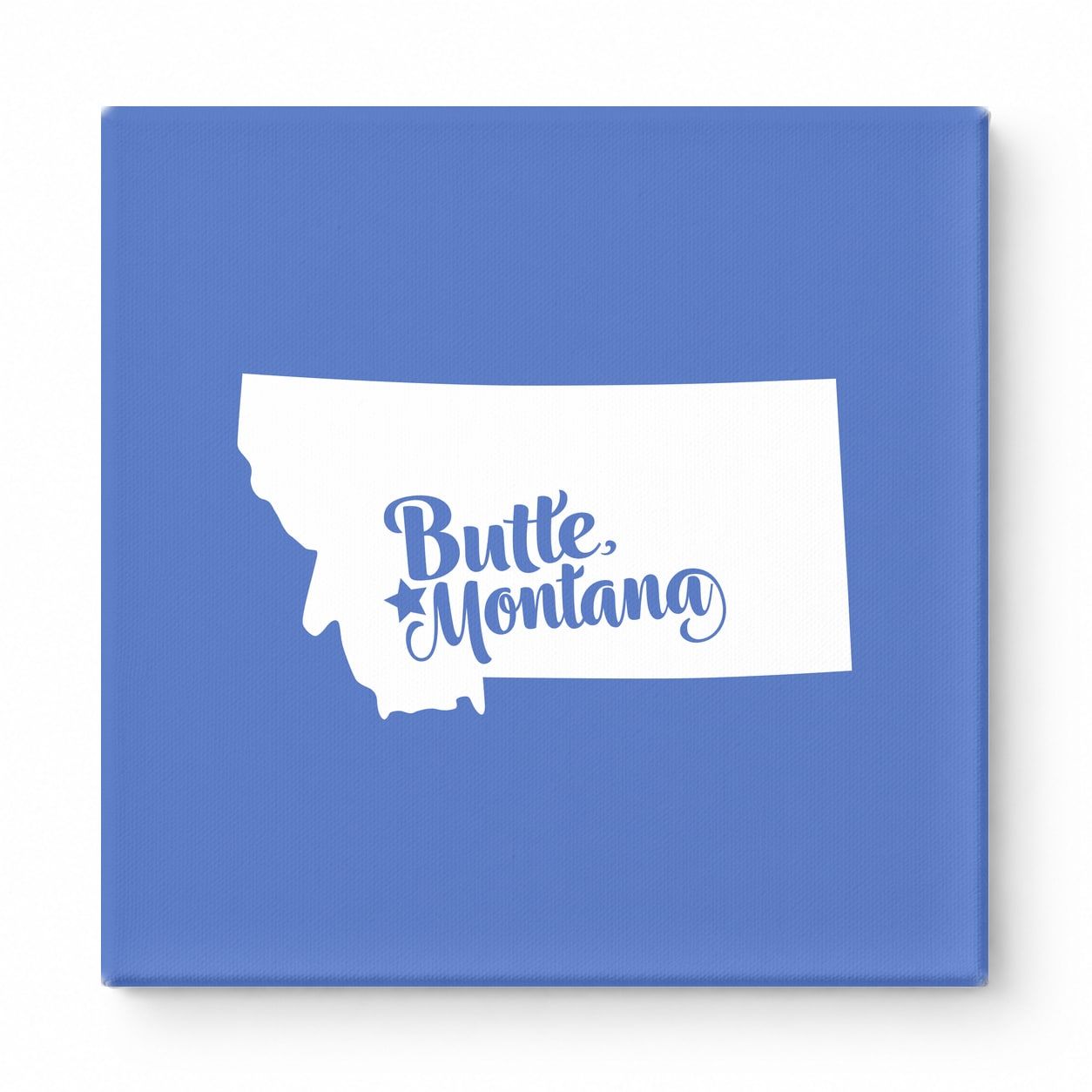 Home Sweet Butte — Montana State Silhouette