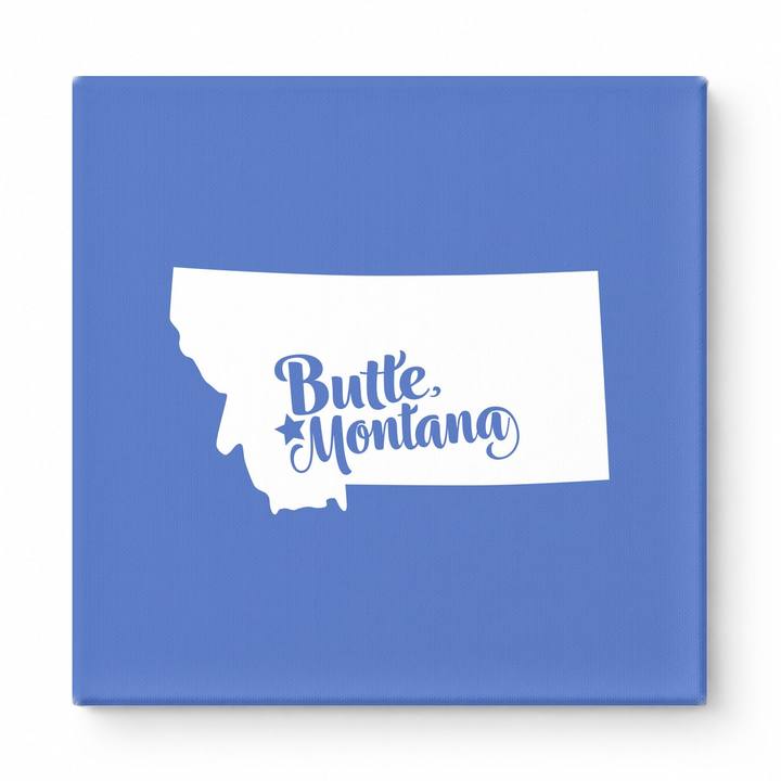 Home Sweet Butte — Montana State Silhouette