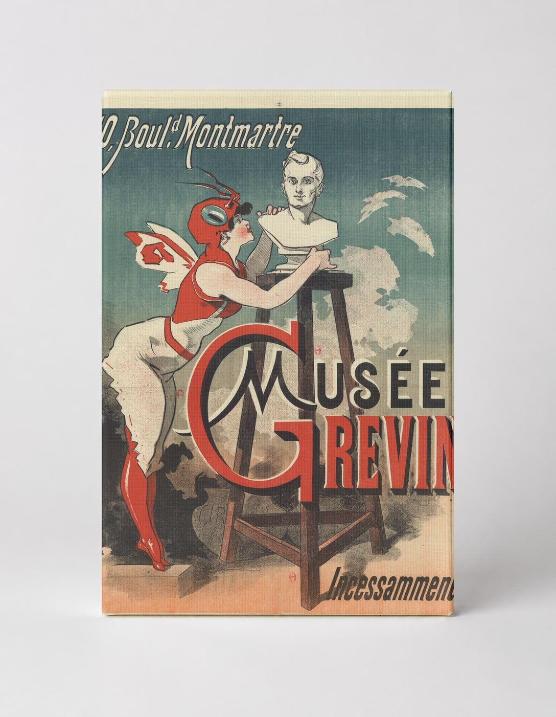 Musée Grévin 1882 - Belle Époque Vintage Poster Canvas Wall Art