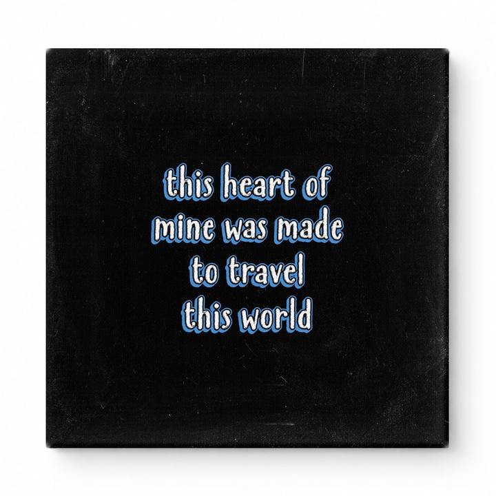 This Heart of Mine Was Made to Travel This World — Geometric Low-Poly