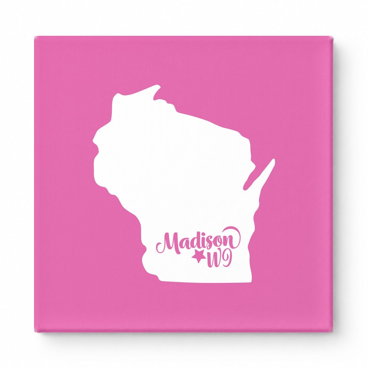 Home Sweet Madison — Wisconsin State Silhouette