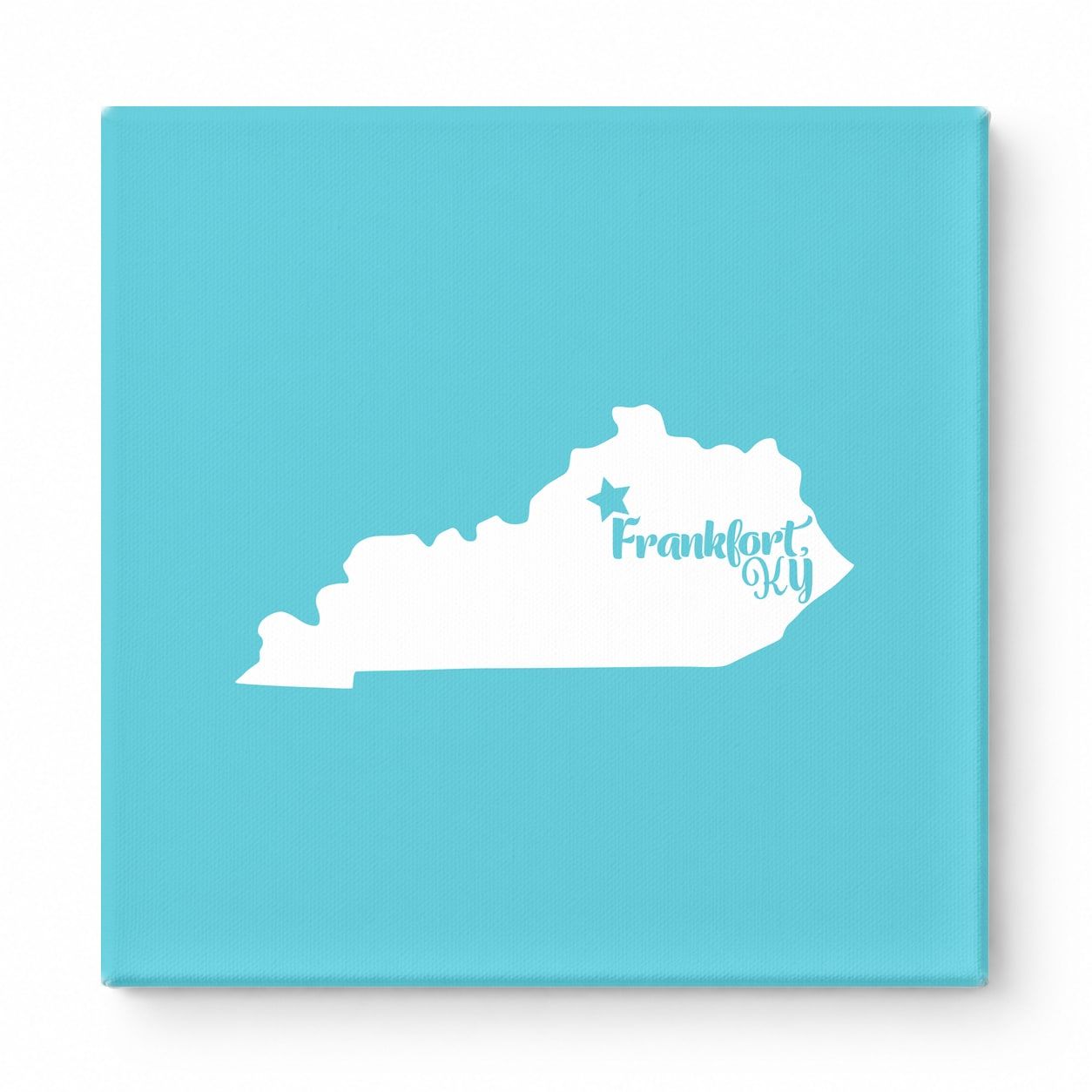 Home Sweet Frankfort — Kentucky State Silhouette
