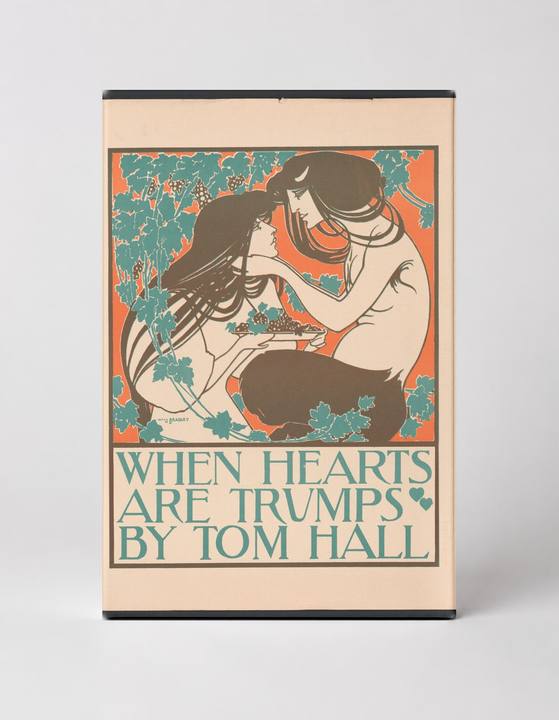 When Hearts Are Trumps by Tom Hall 1894 – Art Nouveau Vintage Poster Wall Art