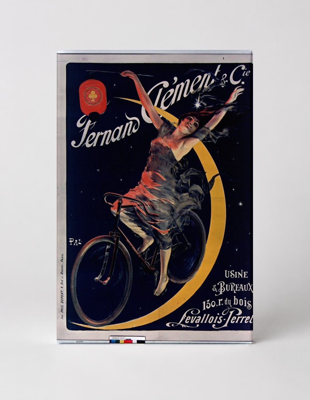 Fernand Clement & Cie 1890s Bicycle - Belle Époque Vintage Poster Wall Art