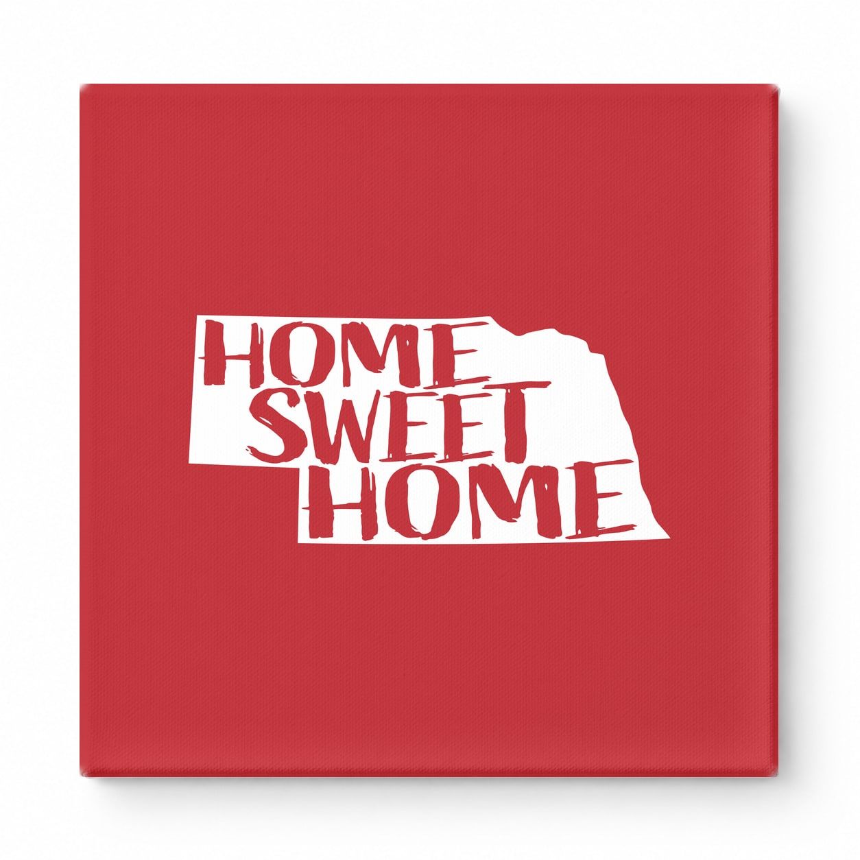 HOME SWEET HOME — Nebraska State Silhouette