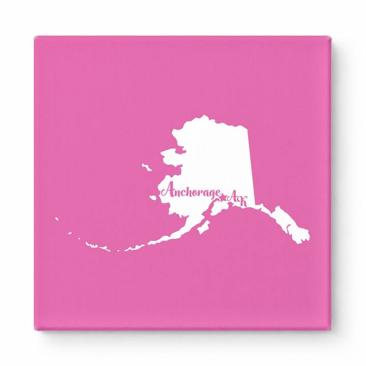 Home Sweet Anchorage — Alaska State Silhouette