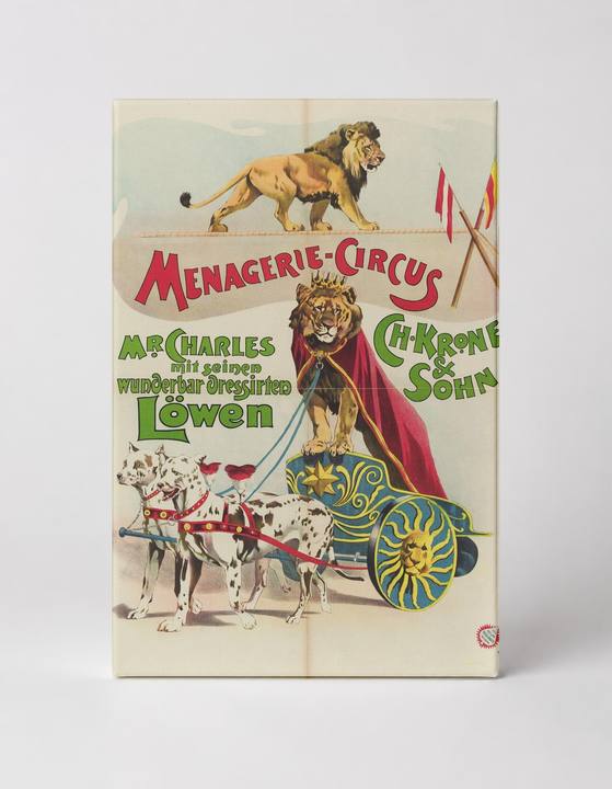 Menagerie-Circus Ch. Krone & Sohn 1900s - Vintage Circus Poster Wall Art