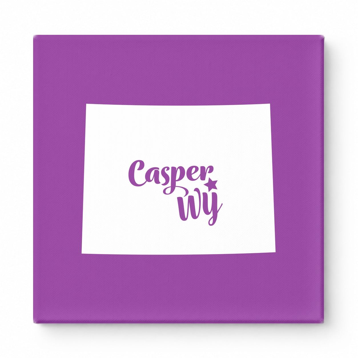 Home Sweet Casper — Wyoming State Silhouette