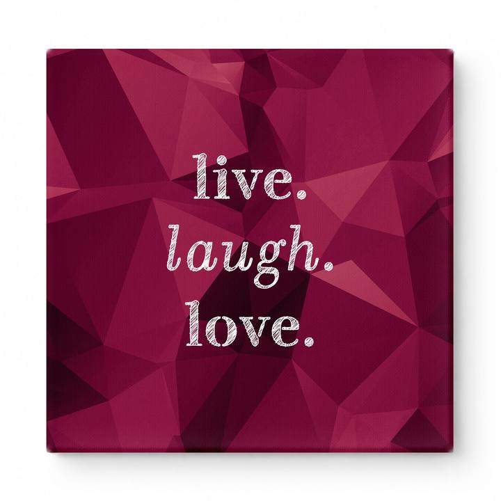 Live. Laugh. Love — Soft Watercolor Wash