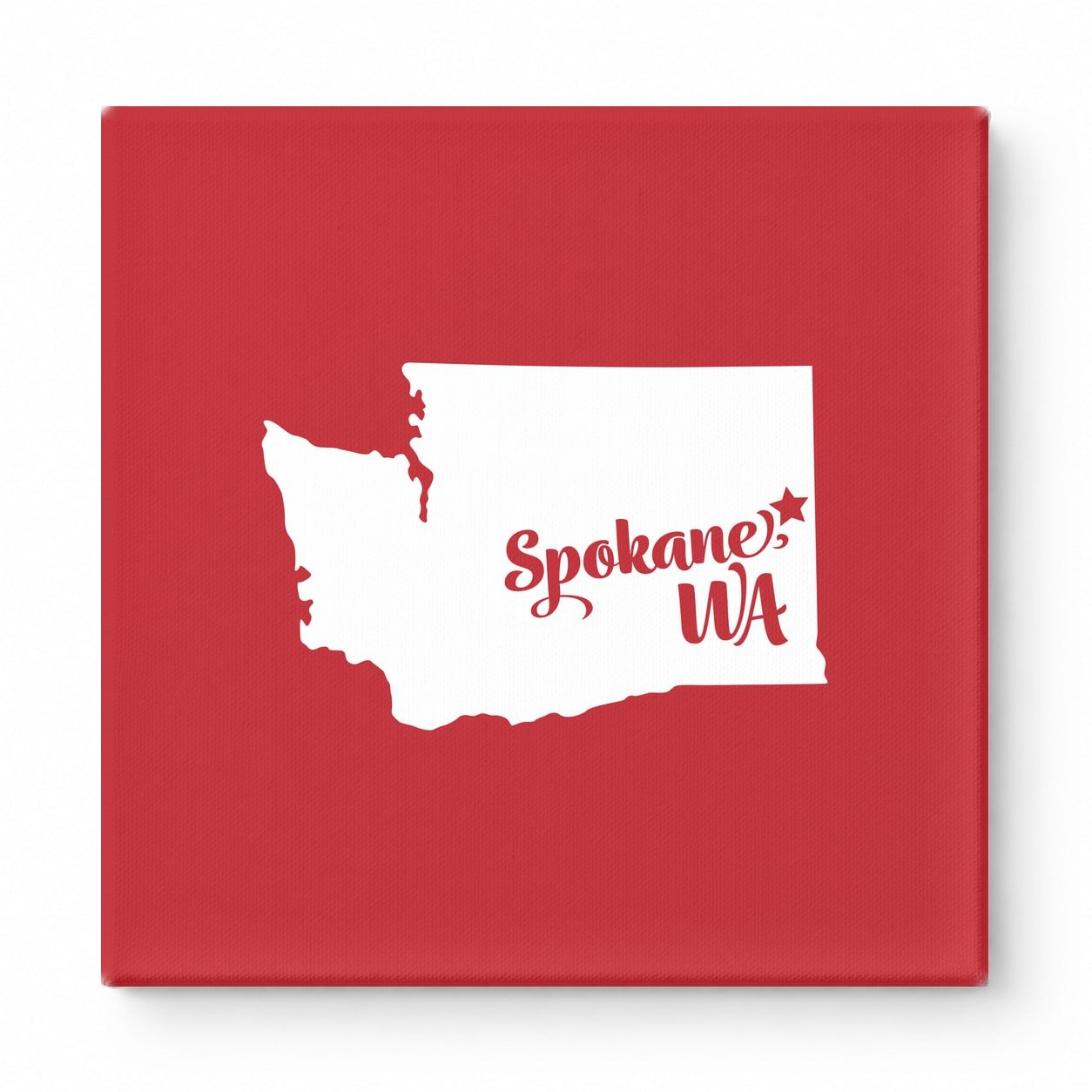 Home Sweet Spokane — Washington State Silhouette
