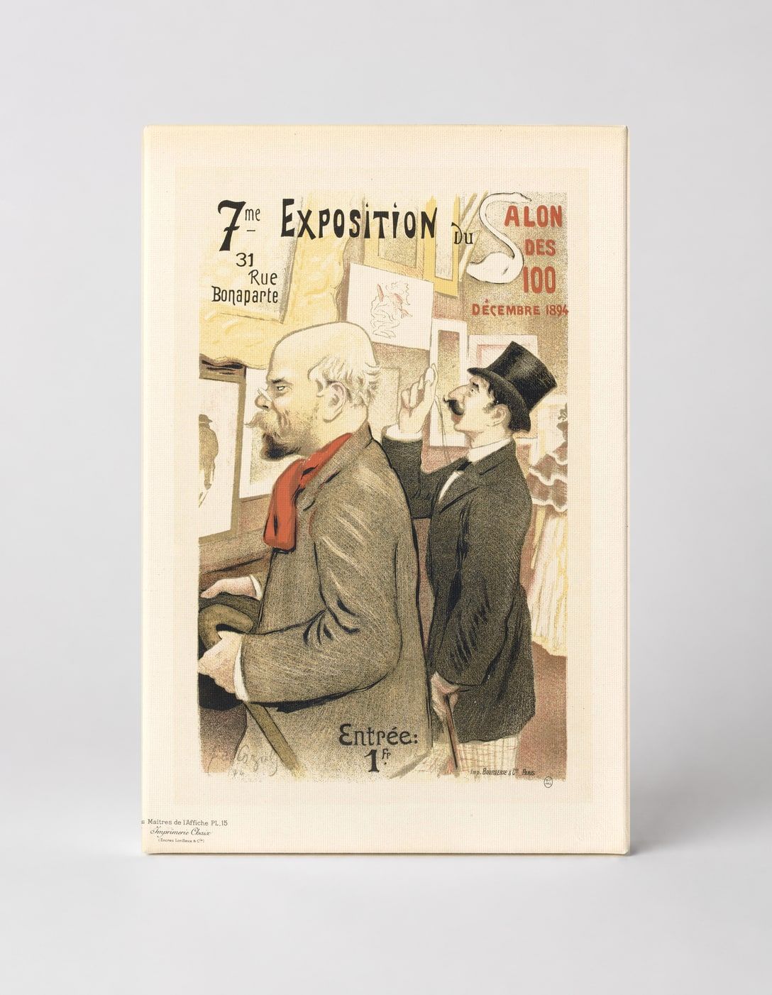 7me Exposition du Salon des 100 1894 - Belle Epoque Vintage Poster Wall Art