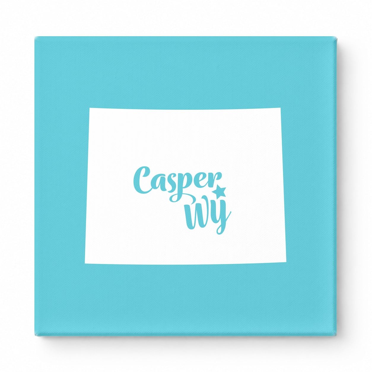 Home Sweet Casper — Wyoming State Silhouette