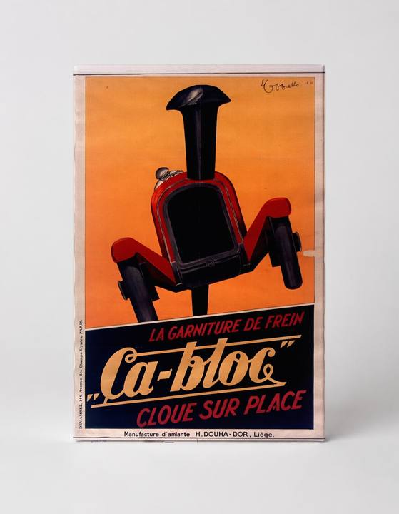 Ca-Bloc Garniture de Frein 1920s - Vintage French Automotive Poster Wall Art