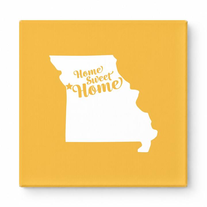 Home Sweet Kansas City — Missouri State Silhouette