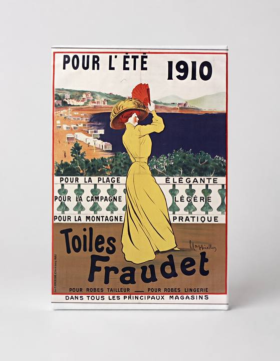 Toiles Fraudet 1910 Pour L'Été - Belle Époque Vintage French Poster Wall Art