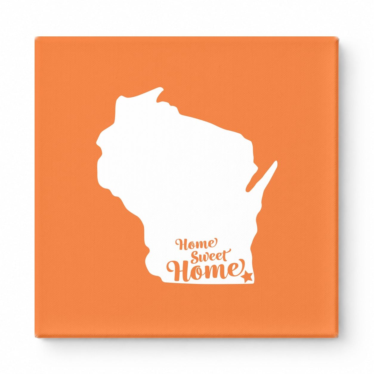 Home Sweet Milwaukee — Wisconsin State Silhouette