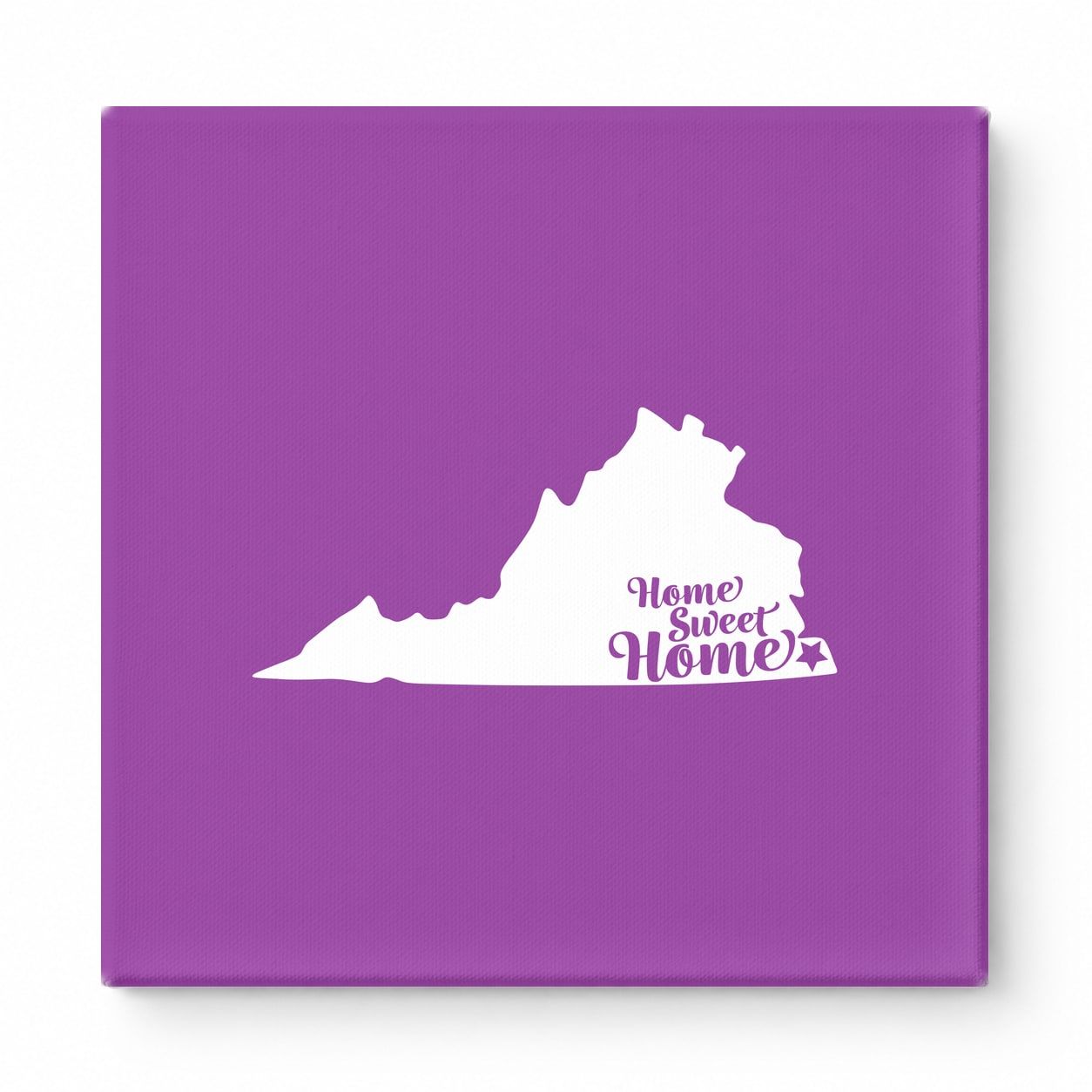 Home Sweet Home — Virginia State Silhouette